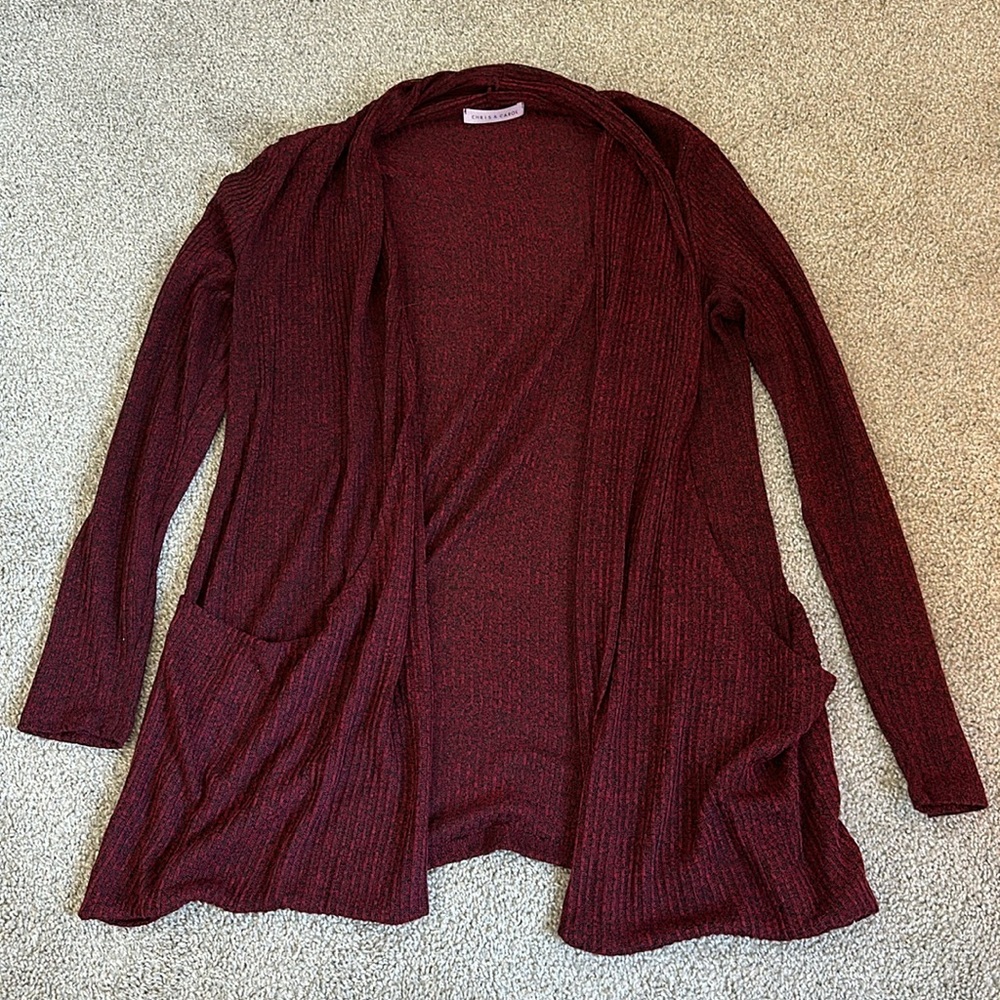 Burgundy cardigan ❤️